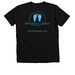 Maverick's Legacy Shirts: Double Sided, a Solid Black Blend Premium V-Neck Tee (back-view)
