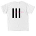 Yun, a White Classic Unisex Tee (back-view)