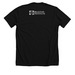 Black-Eyed Susans for Reparations, a Solid Black Blend Premium Unisex Tee (back-view)