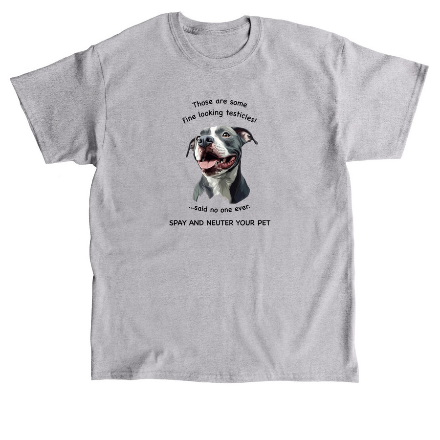 A Great Pair... of Reasons to Spay/Neuter, a Sport Grey Classic Unisex Tee