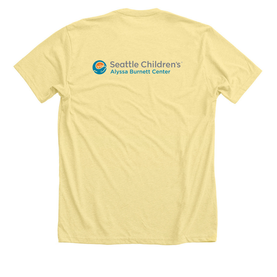Show your PRIDE!, a Heather Yellow Gold Premium Unisex Tee (back-view)