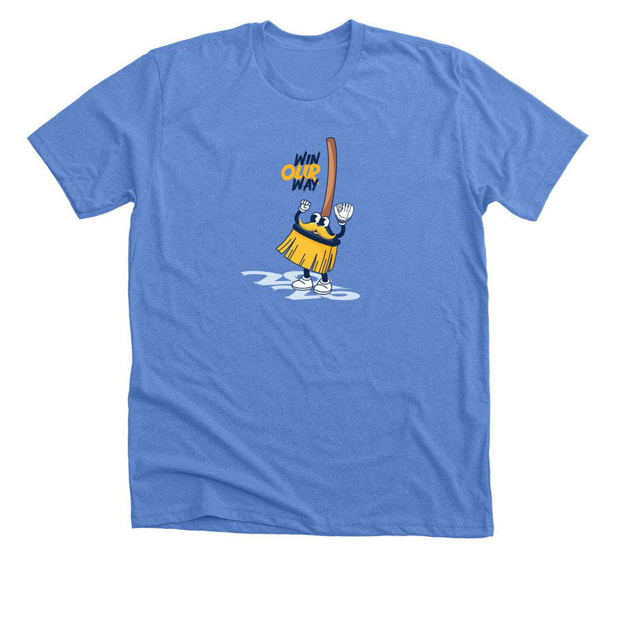 Sweep 2, a Heather Columbia Blue Premium Unisex Tee