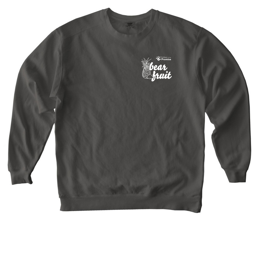 Bear Fruit Campaign Crew, a Pepper Comfort Colors Crewneck Sweatshirt