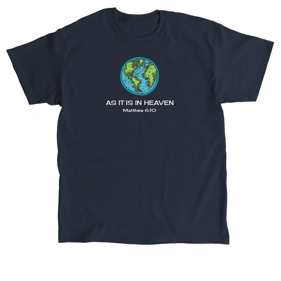 As It Is In Heaven, a Navy Classic Unisex Tee