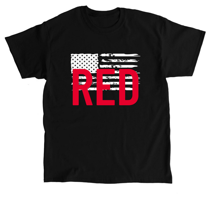 RED Campaign - Red & Black Design, a Black Classic Unisex Tee