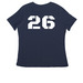 Gorski Lion?s Tailgate Team!, a Navy Women's Relaxed V-Neck Tee (back-view)