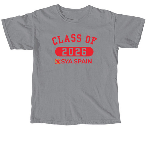 Class of SYA Spain 2026, a Granite Comfort Colors Unisex Tee
