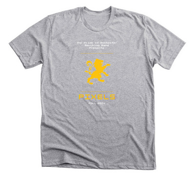 Pride of Rochester Fall 2024 Show Shirt, a Athletic Heather Premium Unisex Tee