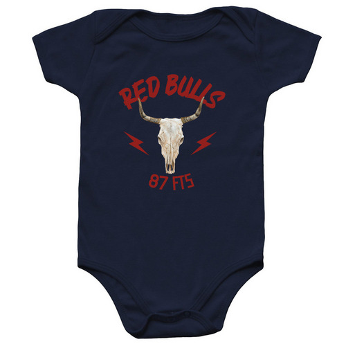 Red Bull Onsie, a Navy Infant Onesie