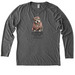 Grandpibble, a Aluminum Grey Allmade Eco Triblend Women?s Long Sleeve Tee