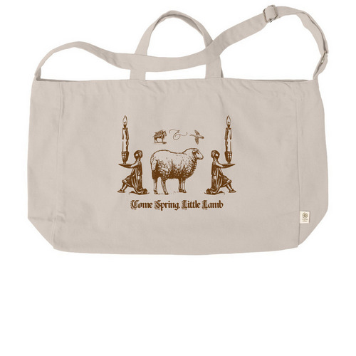 M&TM - BROWN/CREAM Tote Bag, a Pumice Reclaimist G2G Tote Bag