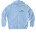 Warm Beach Zip-Up Hoodie, a Blue Soul Stanley/Stella Unisex Cultivator 2.0 Zip Up Pullover Hoodie