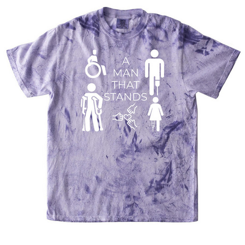 AmanthatStands, a Amethyst Comfort Colors Colorblast Tee
