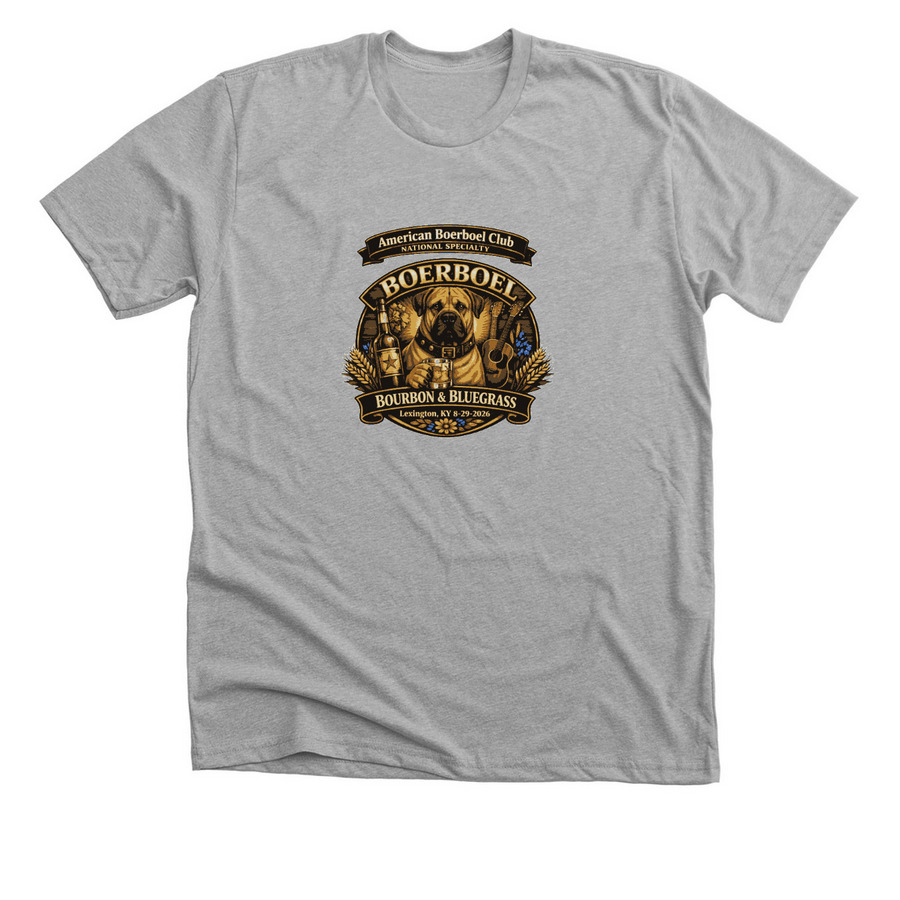 American Boerboel Club, a Athletic Heather Premium Unisex Tee
