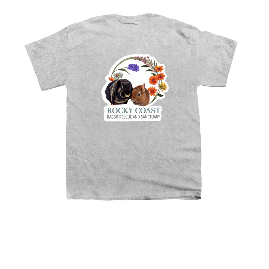 Support the Buns!, a Sport Grey Youth Unisex Tee (back-view)