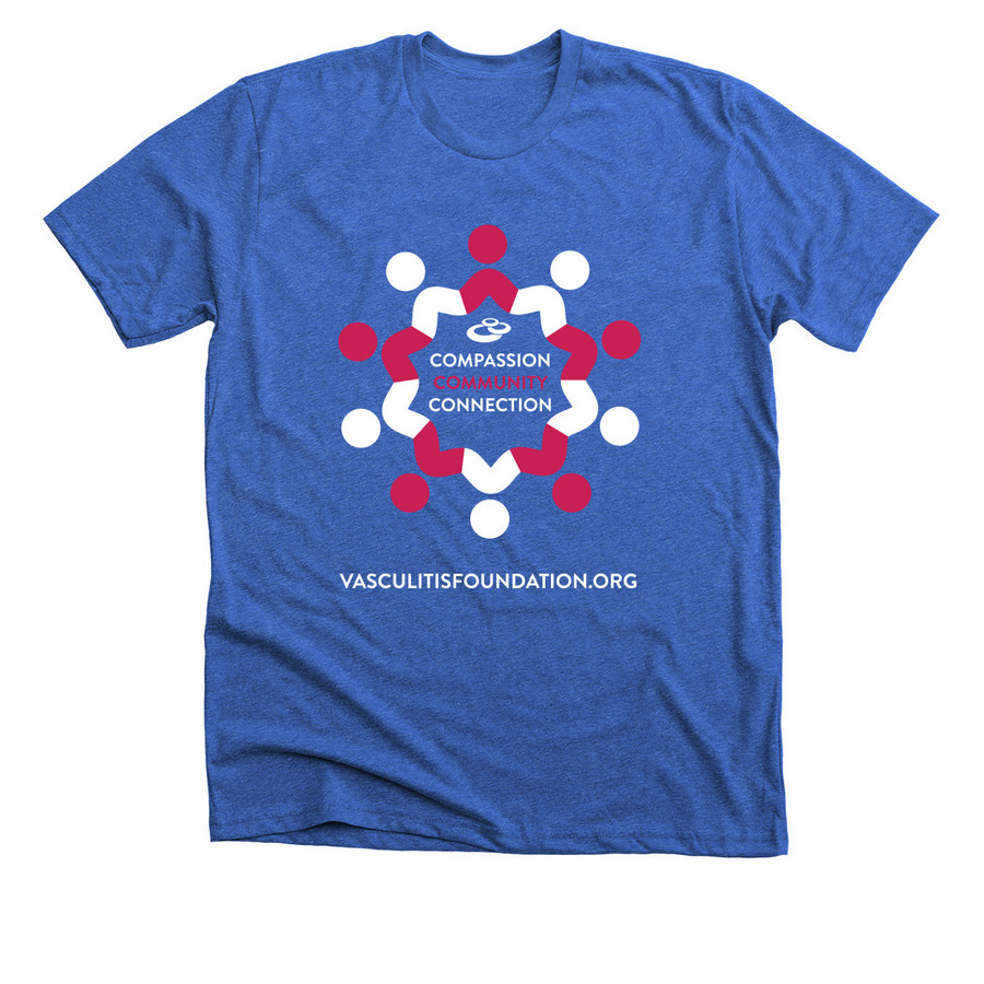 VF's Vasculitis Awareness Month - 2025&nbsp;, a Heather True Royal Premium Unisex Tee