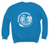 Sea Otter Holiday Sweater, a Sapphire Crewneck Sweatshirt (back-view)