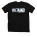 #GetNaked T-Shirt, a Solid Black Blend Premium Unisex Tee