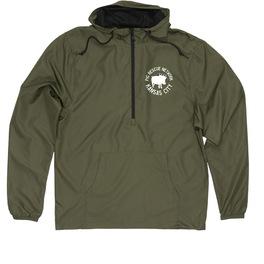 KCPRN Fall Collection, a Army Quarter-Zip Windbreaker