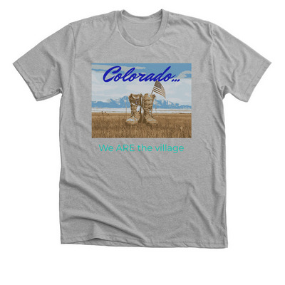 No soldier left behind, a Athletic Heather Premium Unisex Tee