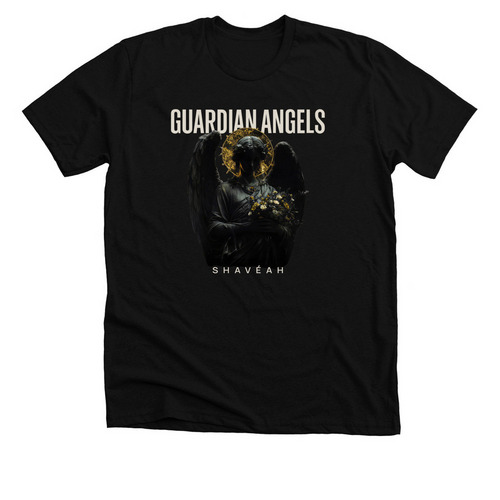 Guardian Angels- Single Collection&nbsp;, a Solid Black Blend Premium Unisex Tee