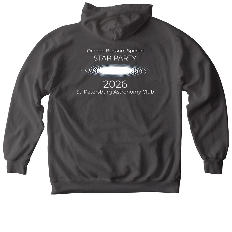 SPAC OBS Hoodie, v2, a Pepper Comfort Colors Pullover Hoodie (back-view)