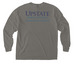 Comfort Colors Shirts 2, a Grey Comfort Colors Long Sleeve Pocket Tee (back-view)