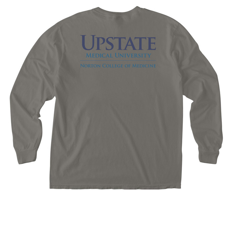 Comfort Colors Shirts 2, a Grey Comfort Colors Long Sleeve Pocket Tee (back-view)