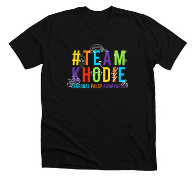 #TeamKhodie, a Solid Black Blend Premium Unisex Tee