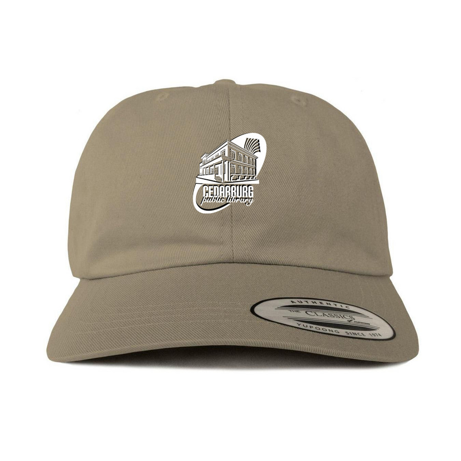 Library Hair, Don?t Care with CPL, a Khaki Printed Classic Baseball Cap