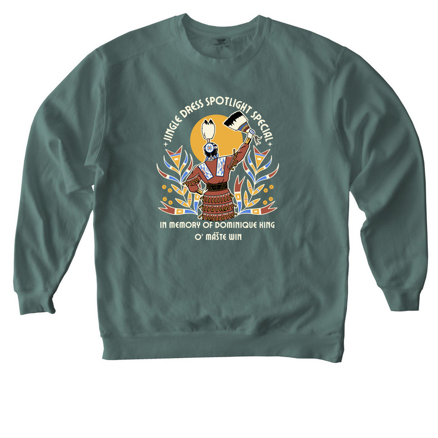 O'Maste Win, a Blue Spruce Comfort Colors Crewneck Sweatshirt