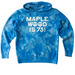 Maplewood is 75 ? Youth Tee, a Aqua Blue Youth Tie Dye Pullover Hoodie