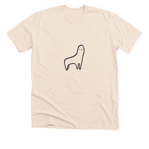 HORSE, a Heather Soft Cream Premium Unisex Tee