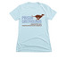 Prison Greyhounds Front Logo only C9, a Ice Blue Women's Slim Fit Tee