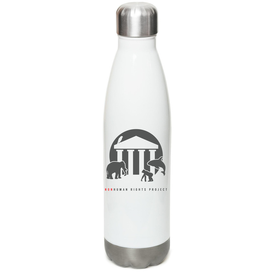 NhRP Water Bottle, a White Stainless Steel Water Bottle