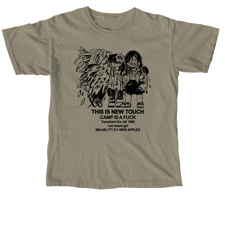New Apple (Black), a Sandstone Comfort Colors Unisex Tee