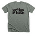 Crates Is High, a Deep Heather Premium Unisex Tee