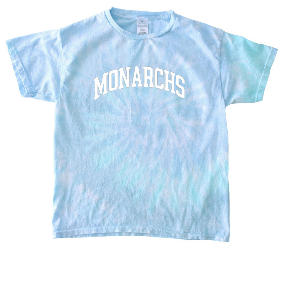 LITTLE SIS MONARCHS, a Lagoon Youth Tie Dye Tee