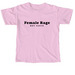 Female Rage Tee - Text Only&nbsp;, a Blossom Comfort Colors Unisex Tee