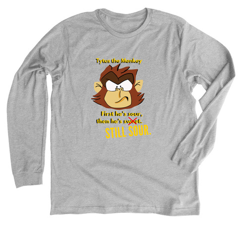Tytus?s Stuff and Thangs, a Athletic Heather Premium Long Sleeve Tee