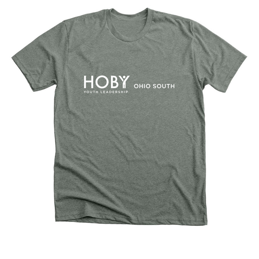 HOBY Ohio South Logo, a Deep Heather Premium Unisex Tee
