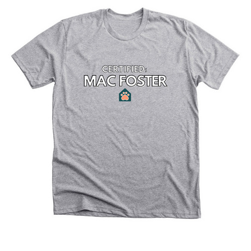 Certified MAC Foster, a Athletic Heather Premium Unisex Tee