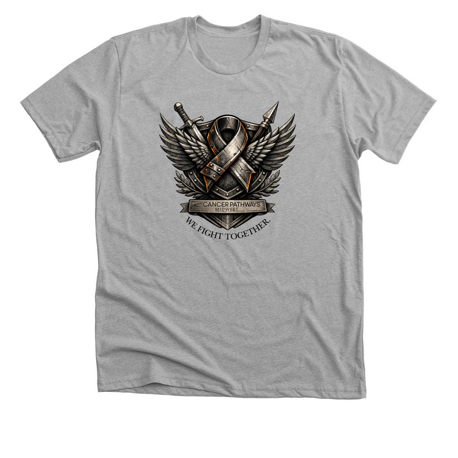 We Fight TOGETHER!, a Athletic Heather Premium Unisex Tee