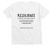 My Jeans Protest Violence, a Solid White Blend Premium V-Neck Tee (back-view)