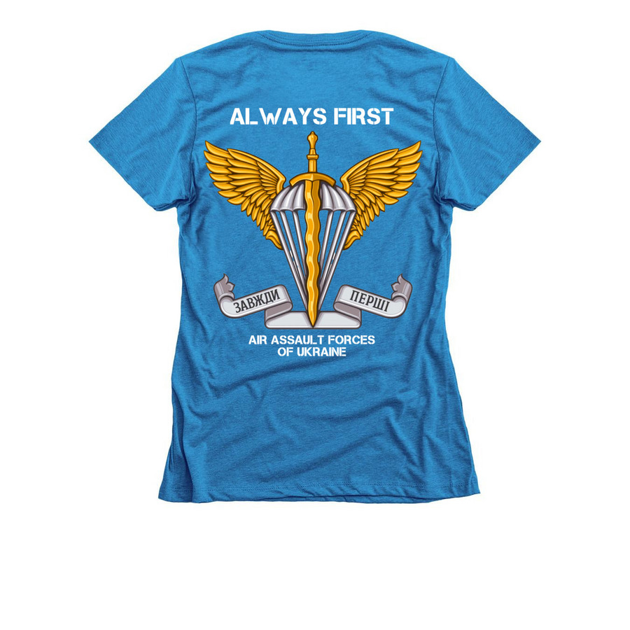 79th Air Assault Brigade / Air Assault Forces, a Turquoise Women's Slim Fit Tee (back-view)
