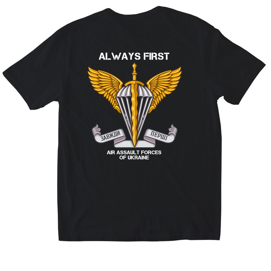 79th Air Assault Brigade / Air Assault Forces, a Black Softstyle Cotton Tee (back-view)