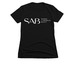 SAB Women's Slim Fit Tee, a Black Women's Slim Fit Tee