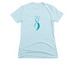 The Ribbon Collection, a Ice Blue Women's Slim Fit Tee