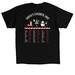SANTA BOB&nbsp;, a Black Classic Unisex Tee (back-view)
