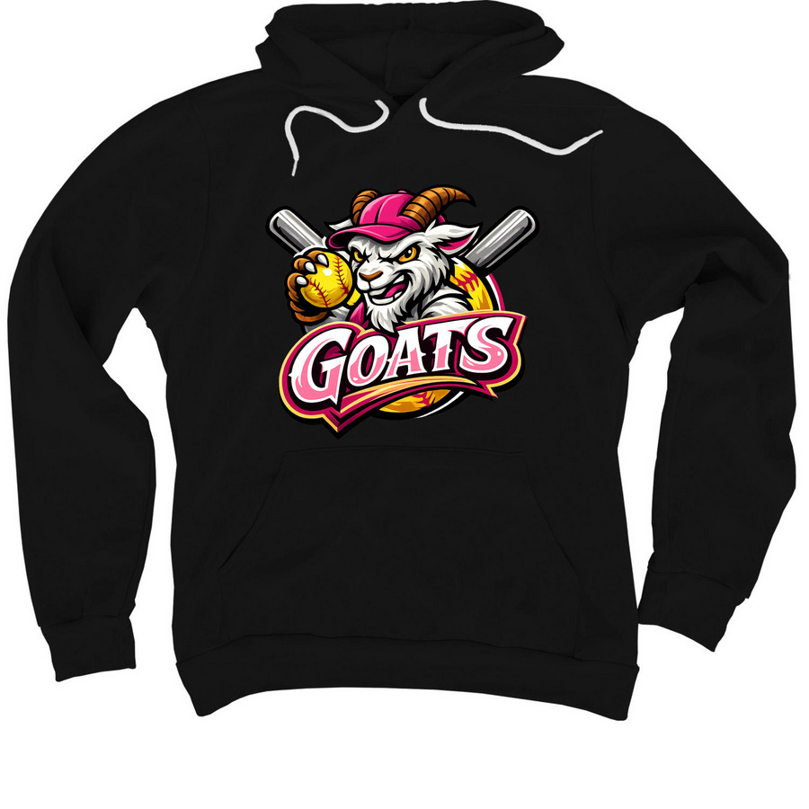 GOATS, a Black Premium Pullover Hoodie